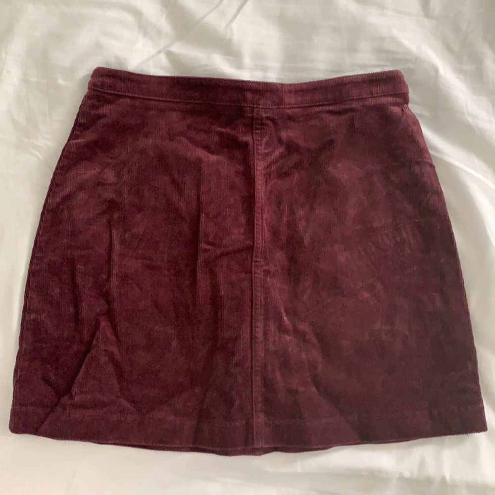 Maroon Forever 21 Medium skirt